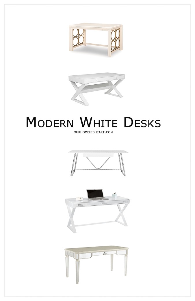 Modern White Desks