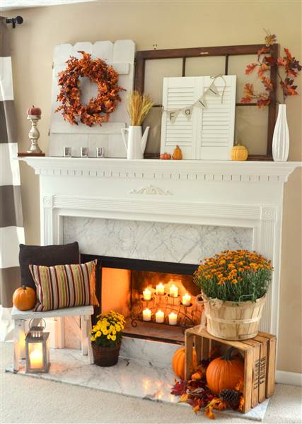 Fall Fireplace Ideas 