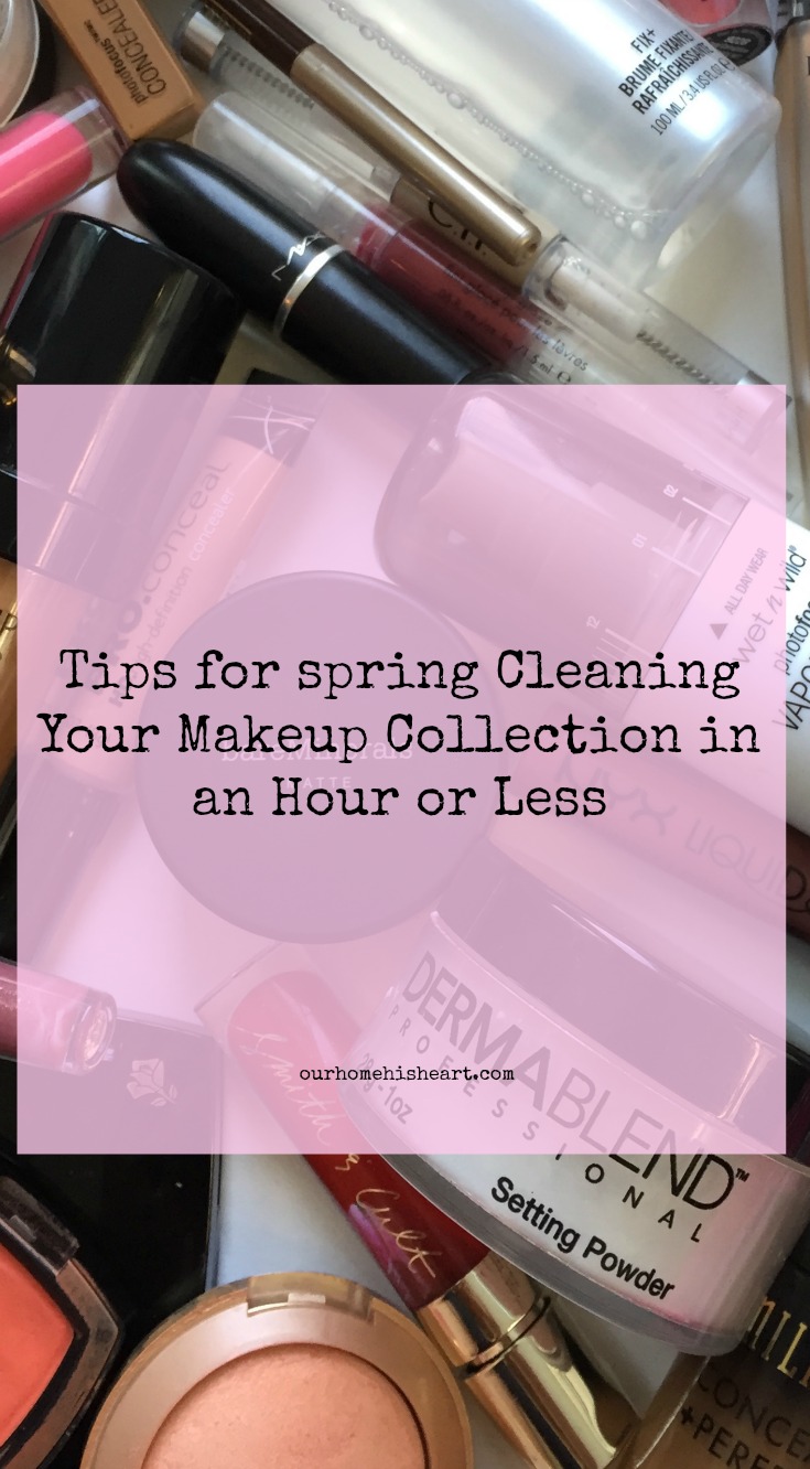 Spring Cleaning Your makeup collection tips