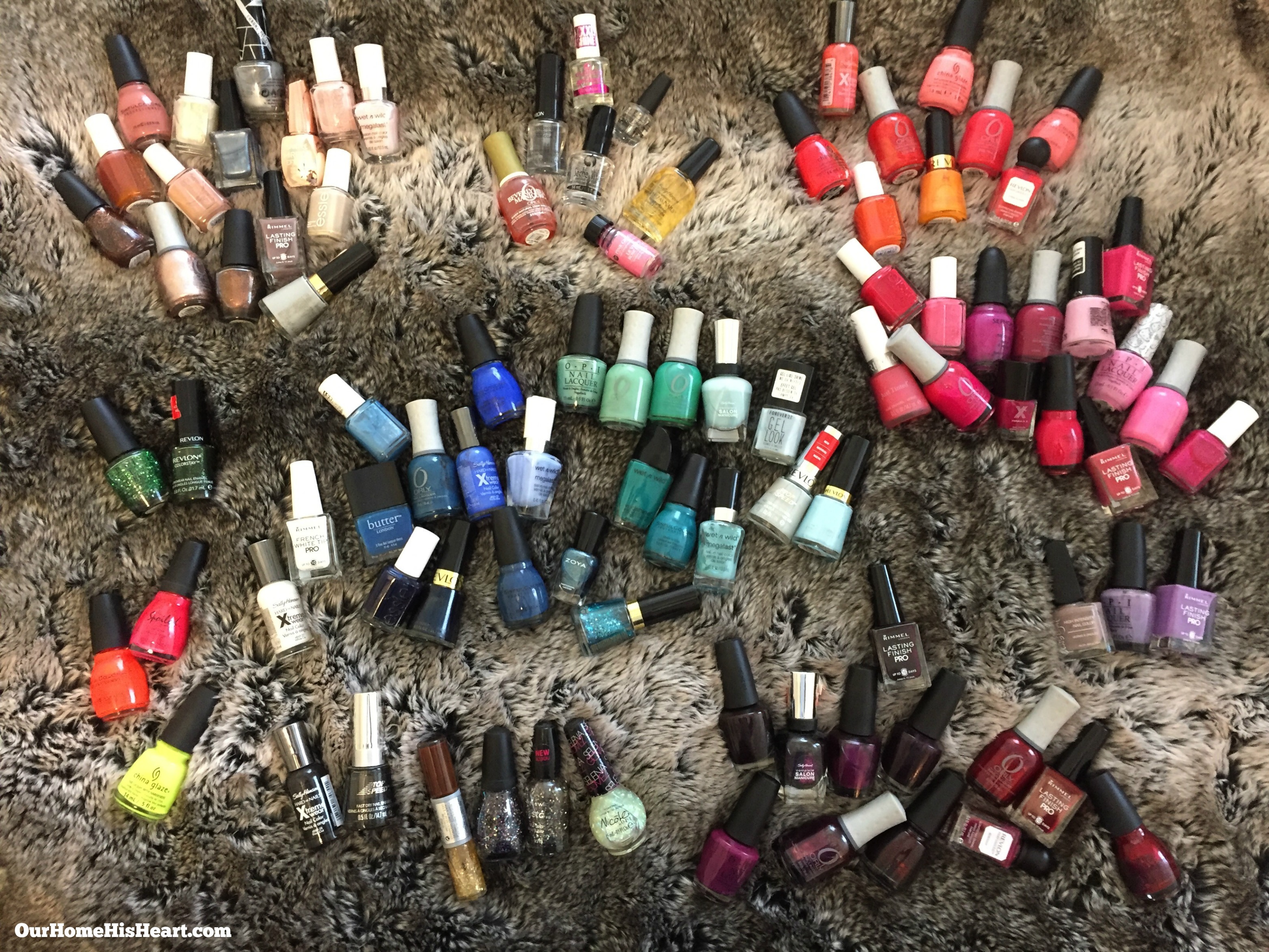 Nail Polish Declutter Full collection