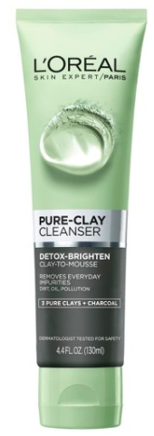 Loreal Pure Clay Charcoal Cleanser Review